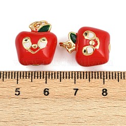 Brass Enamel Pendants&nbsp;KK-D421-05G