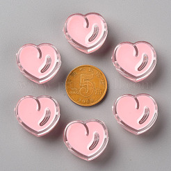 Transparent Enamel Acrylic Beads&nbsp;X-TACR-S155-004E