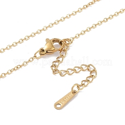 304 Stainless Steel Cable Chain Necklaces&nbsp;NJEW-P309-05G