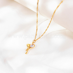 304 Stainless Steel Melting Heart Pendant Necklaces for Women&nbsp;RZ4210