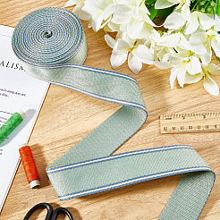  6.25 Yards Polycotton Striped Twill Ribbons&nbsp;SRIB-CY0001-09A