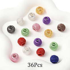 36Pcs 9 Colors Electrophoresis Iron Beads&nbsp;FIND-FS0004-07
