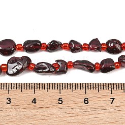 Natural Garnet Beads Strands&nbsp;GG-CBA3A44-C12-01