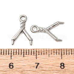 304 Stainless Steel Pendant Bail&nbsp;STAS-G385-02P