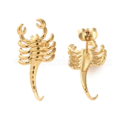 304 Stainless Steel Stud Earrings&nbsp;EJEW-Z081-03G