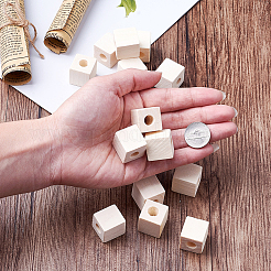 Unfinished Wood Beads&nbsp;WOOD-TA0001-05-LF