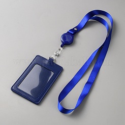 Imitation Leather ID Card Holder with Clear Window&nbsp;AJEW-WH0481-48B