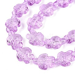 Transparent Glass Beads Strands&nbsp;DGLA-N021-02A-07