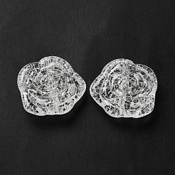 Transparent Crackle Acrylic Beads&nbsp;OACR-L013-015