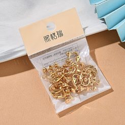 SHEGRACE Brass Screw Clip-on Earring Findings&nbsp;XGR0065G-54G