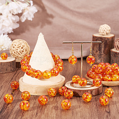 Resin Imitation Amber Beads&nbsp;CRES-TA0001-17