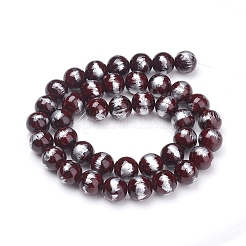 Natural Mashan Jade Beads Strands&nbsp;G-G833-10mm-17