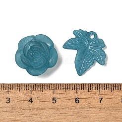Frosted Transparent Acrylic Beads&nbsp;OACR-U006-03D