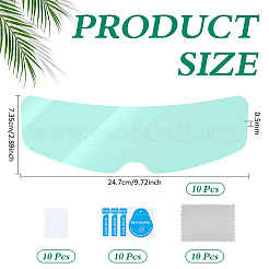 Plastic Anti-fog Helmet Stickers&nbsp;STIC-WH0003-84