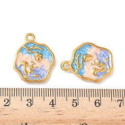304 Stainless Steel Enamel Pendants&nbsp;STAS-I346-03G