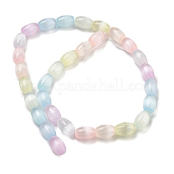 Macaron Color Natural Selenite Beads Strands&nbsp;X1-G-B102-A01-01