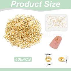 400Pcs 304 Stainless Steel Spacer Beads&nbsp;STAS-UN0041-38