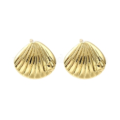 Brass Stud Earrings&nbsp;EJEW-H157-01G-03