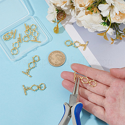 8Pcs Brass Toggle Clasps&nbsp;KK-ME0002-32