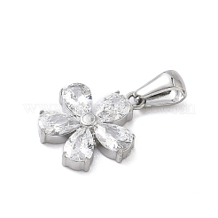 316 Surgical Stainless Steel Rhinestone Pendants&nbsp;STAS-P412-09P