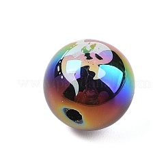 Halloween UV Plating Acrylic Beads&nbsp;LS-OACR-M013-08A-01