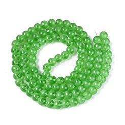 Transparent Glass Imitation Cat Eye Beads Strands&nbsp;GLAA-Q110-01B-08