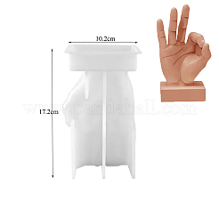OK Gesture Display Silicone Statue Molds&nbsp;DIY-I096-11