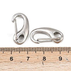 Tarnish Resistant Polished 304 Stainless Steel Keychain Clasp Findings&nbsp;STAS-R072-59A