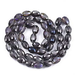 Electroplated Glass Beads Strands&nbsp;EGLA-T015-02B-01