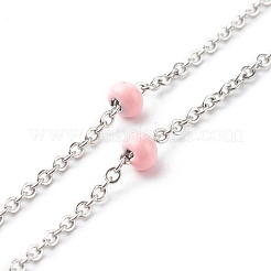304 Stainless Steel Cable Chain Necklaces&nbsp;NJEW-JN03629-01