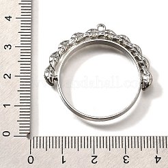 Alloy Open Back Bezel Pendants&nbsp;PALLOY-I223-12P
