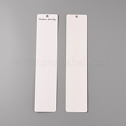 6-Slot Paper Hair Clips Display Cards&nbsp;CDIS-WH0021-030