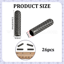 26Pcs Brass Aglets for Shoelaces&nbsp;KK-PH0015-16