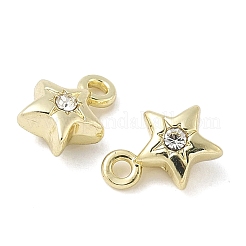 Alloy Rhinestone Pendants&nbsp;FIND-L025-05G