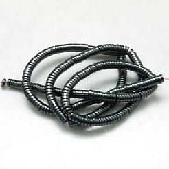 Non-magnetic Synthetic Hematite Beads Strands&nbsp;G-K011-4x1mm-04