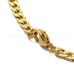 Oval with Angel Pendant Necklaces&nbsp;NJEW-C043-04G