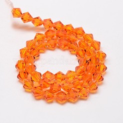 Imitate Austrian Crystal Bicone Glass Beads Strands&nbsp;LS-GLAA-F029-3x3mm-11