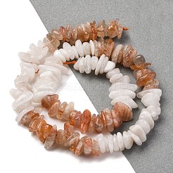 Natural Multi-Moonstone Beads Strands&nbsp;G-L610-A12-03