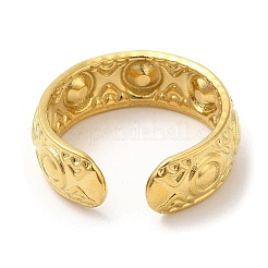 304 Stainless Steel Open Cuff Rings&nbsp;RJEW-K245-69G