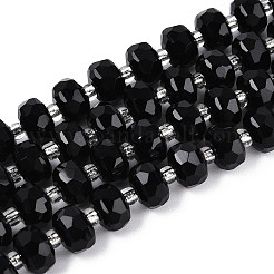 Natural Black Onyx(Dyed & Heated) Beads Strands&nbsp;G-T144-A01-02