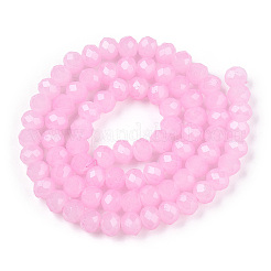 Baking Paint Imitation Jade Glass Bead Strands&nbsp;X-DGLA-A034-J4MM-A44