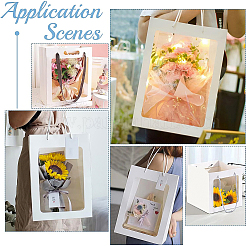 Kraft Paper Bags with Handle&nbsp;LS-AJEW-BC0001-55C-B