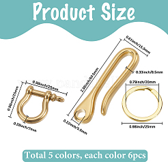 Tibetan Style 2Pcs Brass Hook Clasps&nbsp;FIND-SC0016-54