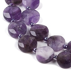 Natural Amethyst Beads Strands&nbsp;G-C116-A21-01