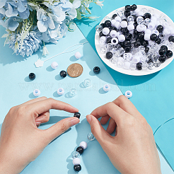 Rondelle Plastic Beads&nbsp;DIY-WH0011-44B