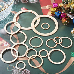 100Pcs 5 Styles Wooden Craft Supplies&nbsp;WOOD-EL0001-04