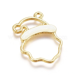 Zinc Alloy Open Back Bezel Pendants&nbsp;PALLOY-E564-81G