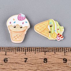 2-Hole Printed Resin Buttons&nbsp;BUTT-Q047-01