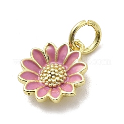 Brass Enamel Pendants&nbsp;KK-P338-19G-04