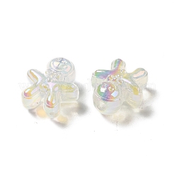 UV Plating Rainbow Iridescent Acrylic Beads&nbsp;PACR-M002-11B